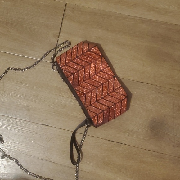 New Emilio Pepe Made in Italy Geometric Interchangeable Chain Bag. - Picture 2 of 14